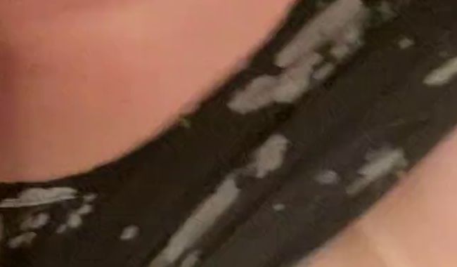 I massage my breasts in bed (No sound)