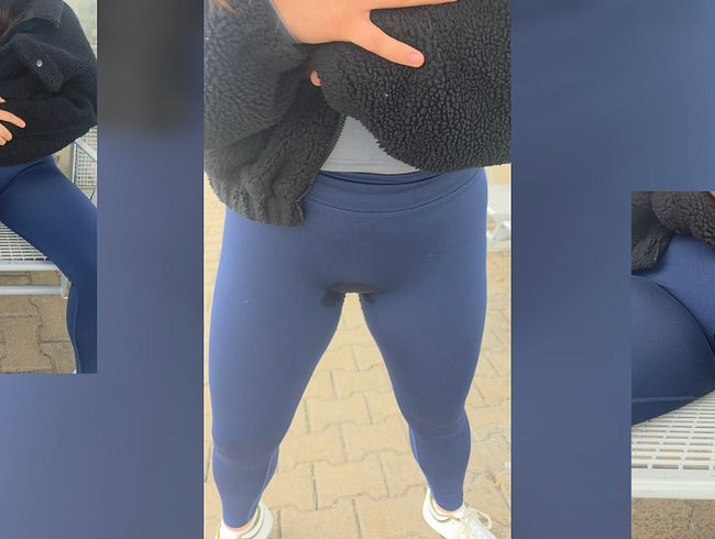 I peed myself in leggings at the train station