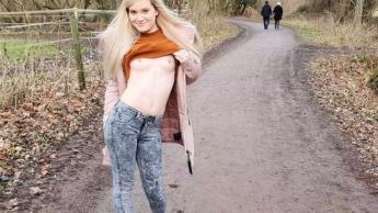 Outdoor Nude Walk!!! – Completely naked outdoors!!!