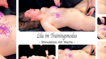 Purple in training mode – stimulation with wax