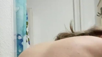 Undressed in the bathroom (no sound)