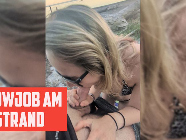 Blowjob on the beach – almost caught twice while giving head in the evening sun