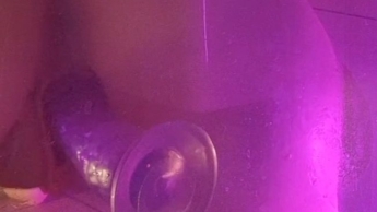 I had a visitor at home and was horny. I quickly and secretly went into the shower.