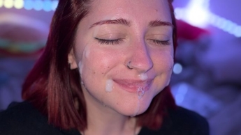 She brought him to orgasm with her mouth.